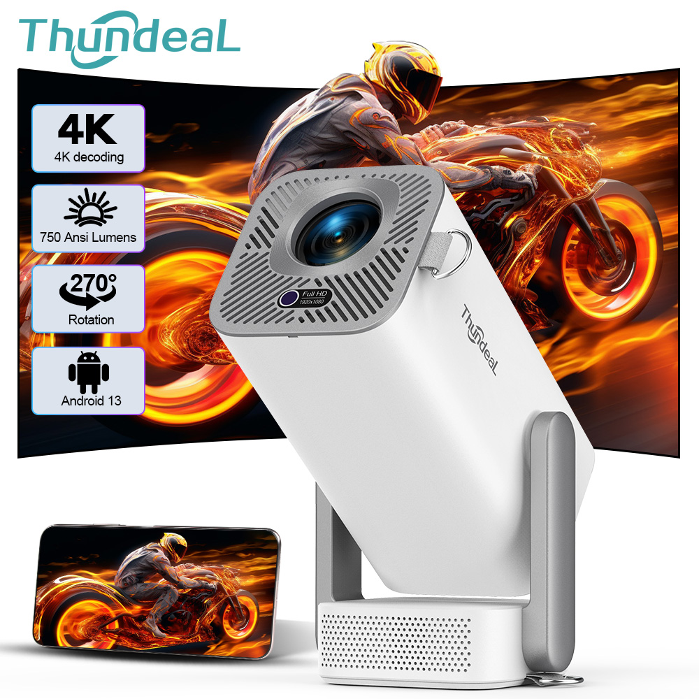 Video Home Cinema - ThundeaL 4K Android Proiettore Full HD