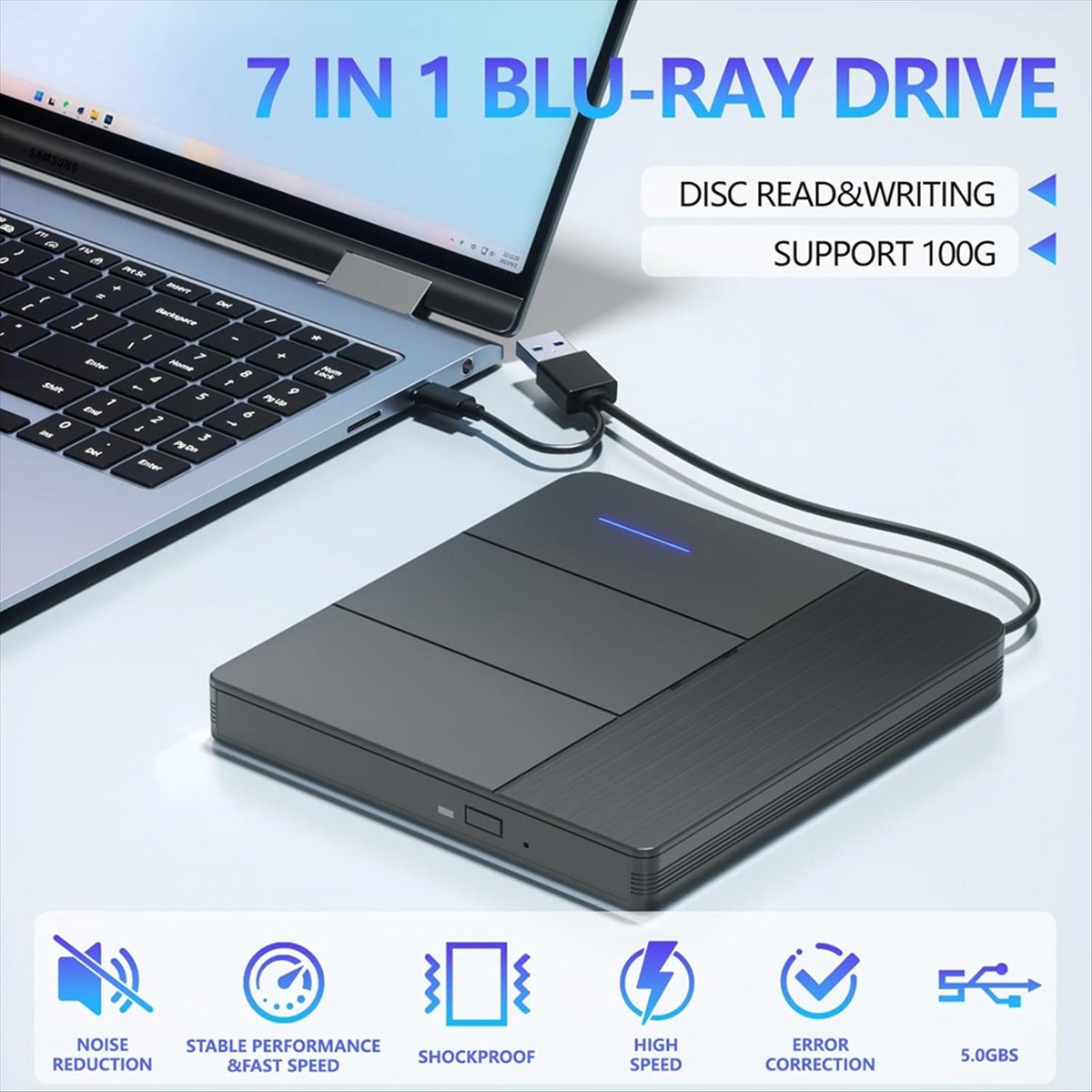 Blu Ray Disc Player - Unità Blu-Ray Esterna SCLS 7 in