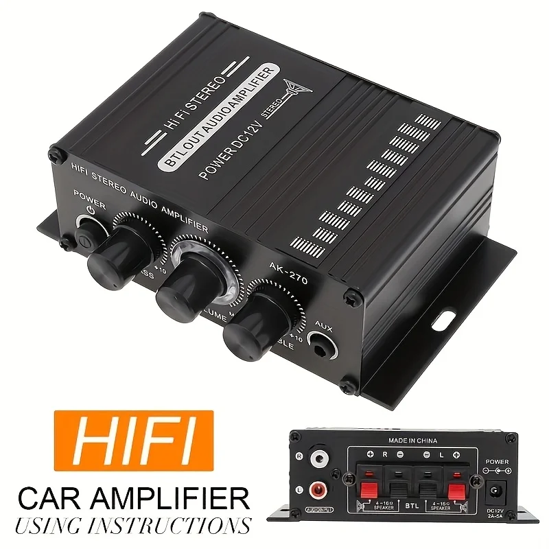 Home Cinema Theater - AK-270 Mini Amplificatore di Potenza 400W