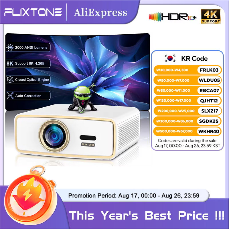 Video Home Cinema - Proiettore Portatile Flixtone E900 MINI per