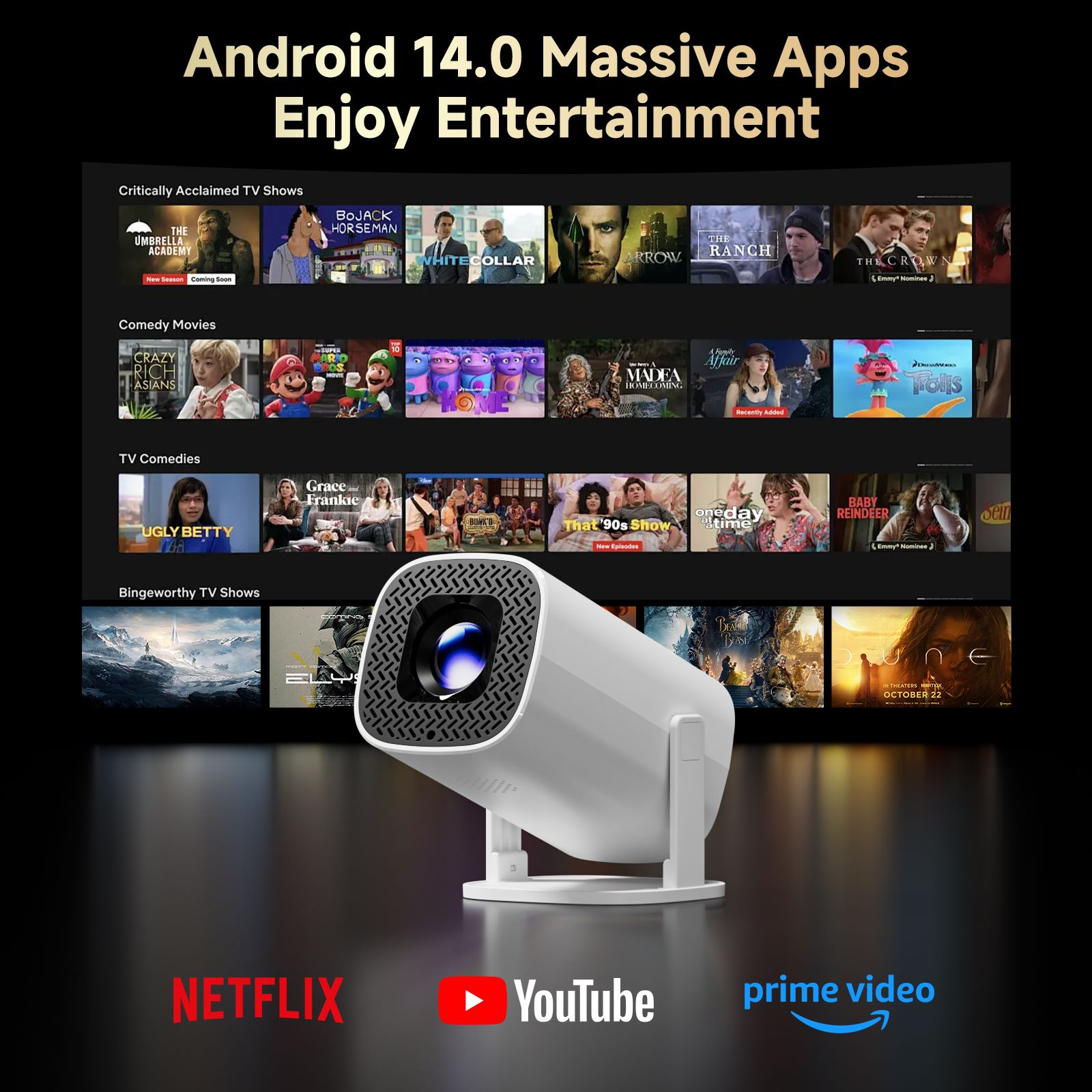 HONGTOP P30PRO Mini proiettore - Video Home Cinema recensione e prezzo