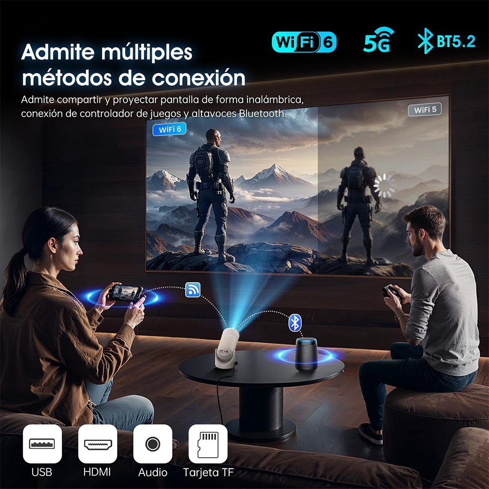 Proiettore Portatile MRSVI, Le - Home Cinema Tv Screen recensione e prezzo