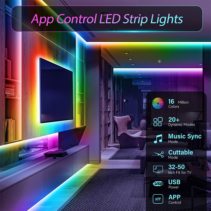 Striscia LED RGB USB SMD3535 c - Ambient Light Strip Tv recensione e prezzo