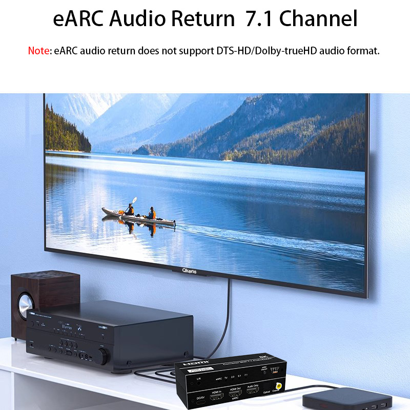 Estrattore audio con ritorno E - Surround Sound Decoder recensione e prezzo
