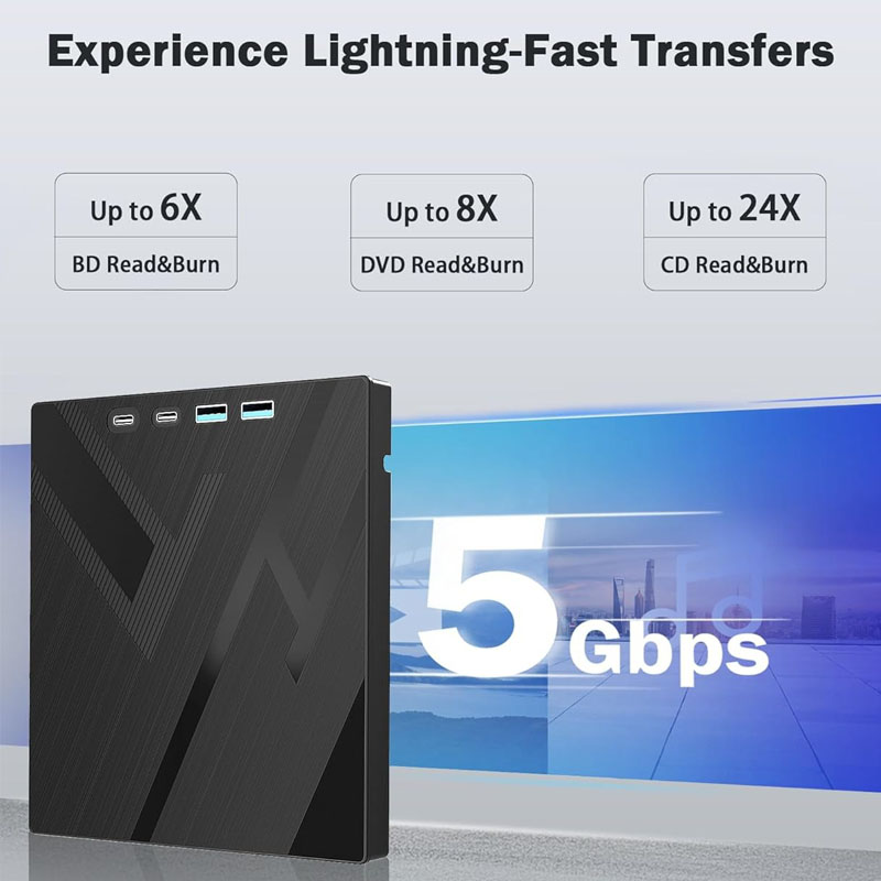 Unità Blu Ray esterna 7 in 1 S - Blu Ray Disc Player recensione e prezzo