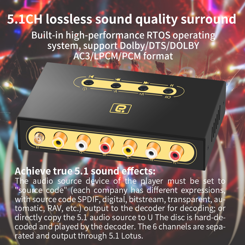 DA720 Decodificatore audio 5.1 - Surround Sound Decoder recensione e prezzo