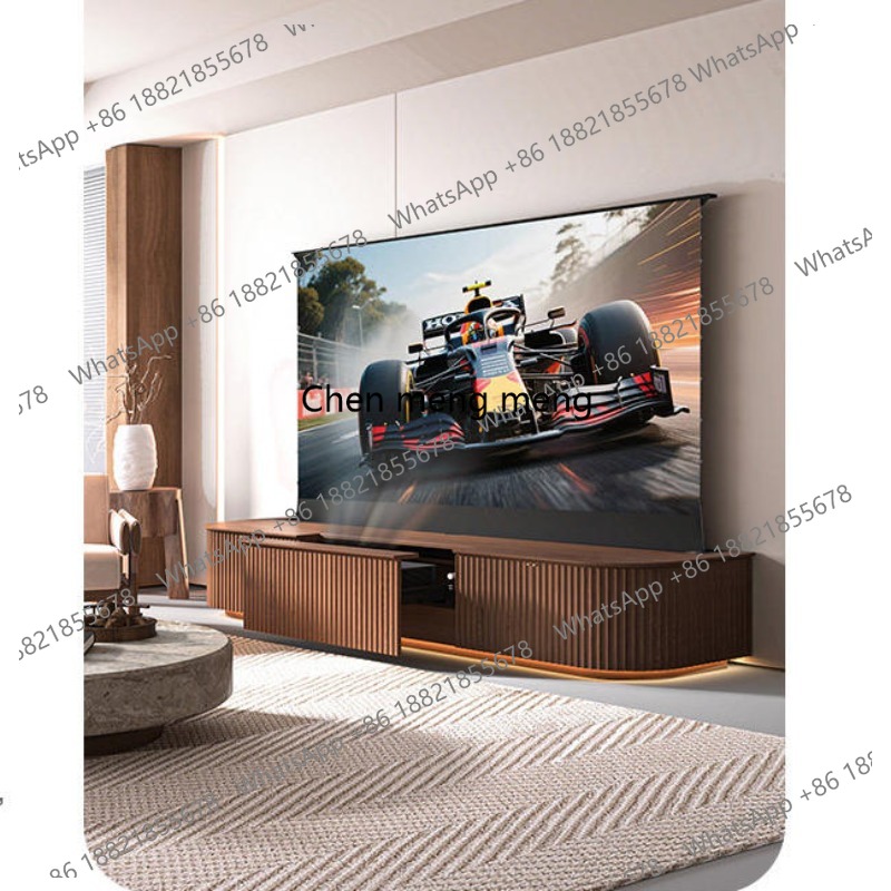 Mobile TV in legno massello co - Home Cinema Tv Screen recensione e prezzo
